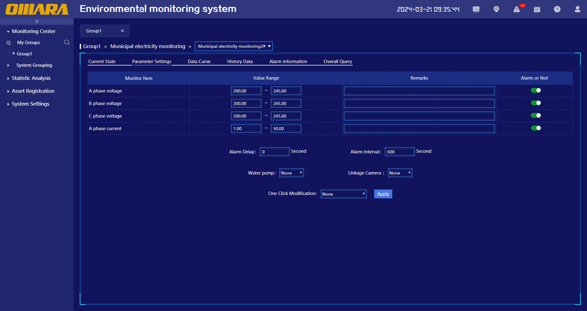 8、Parameter Settings